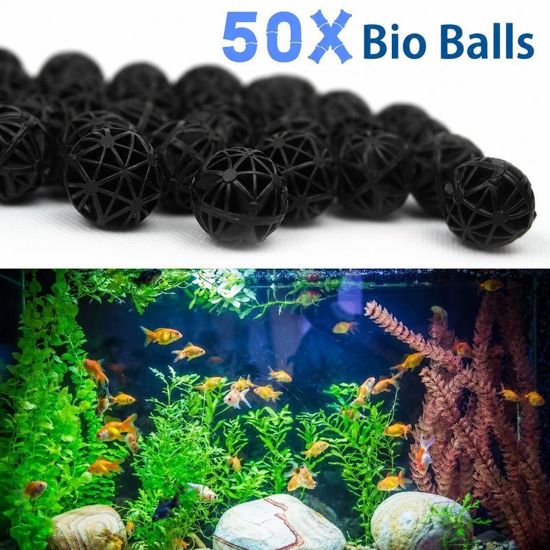 Aquarium For Planted Tank - ชุดอุปกรณ์กรองน้ำชีวเคมีสำหรับตู้ปลา 50 ชิ้น ขนาด 16 มม.