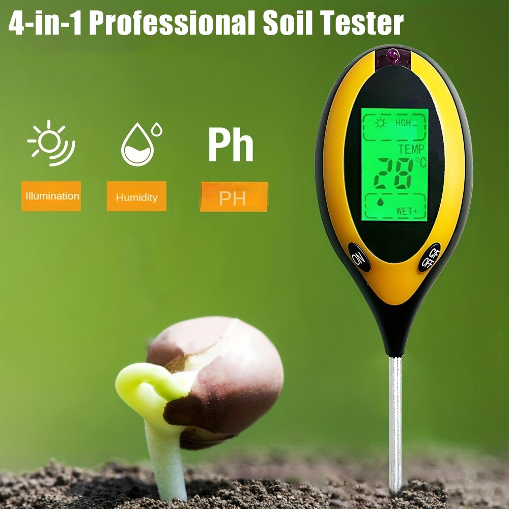 Tissue Culture Plant - เครื่องวัดค่า pH ดิน 4 in 1
