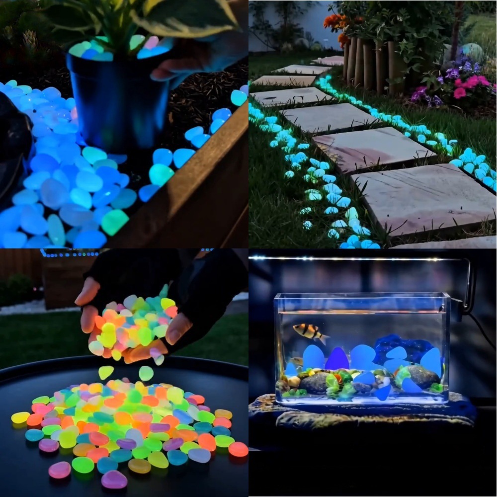 Aquarium For Planted Tank - หินเรืองแสงหลากสีสันสำหรับตกแต่งสวน ทางเดินกลางแจ้ง ตู้ปลา และกระถางต้นไม้