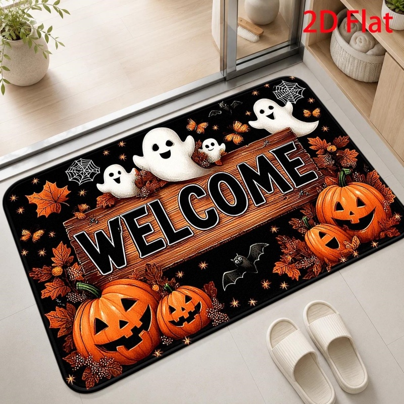 ป้ายต้อนรับลายผี ฟักทอง ค้างคา - Aquarium Zombie บทวิจารณ์และราคา