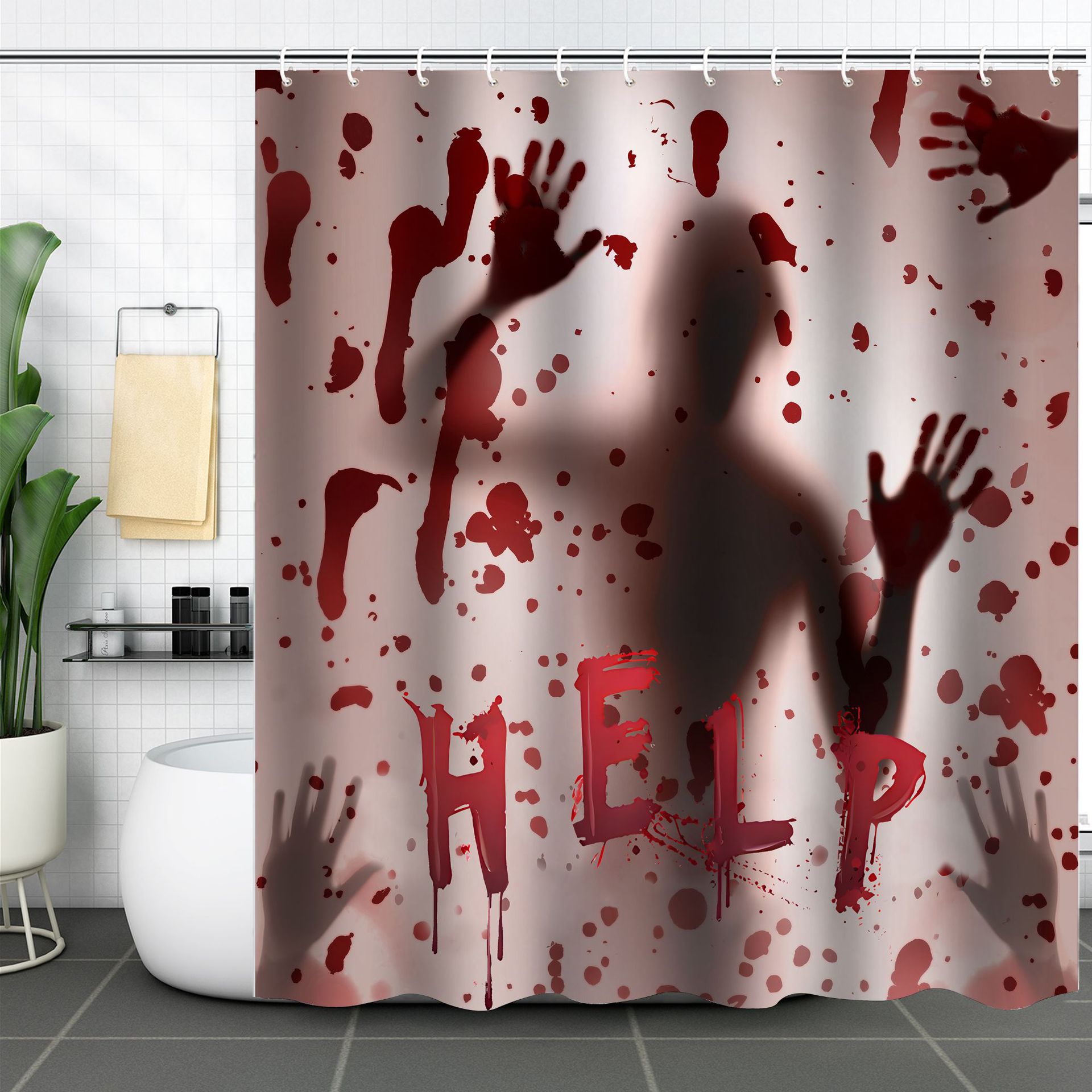 ม่านอาบน้ำลายผีสุดน่ารักสำหรับ - Aquarium Zombie บทวิจารณ์และราคา
