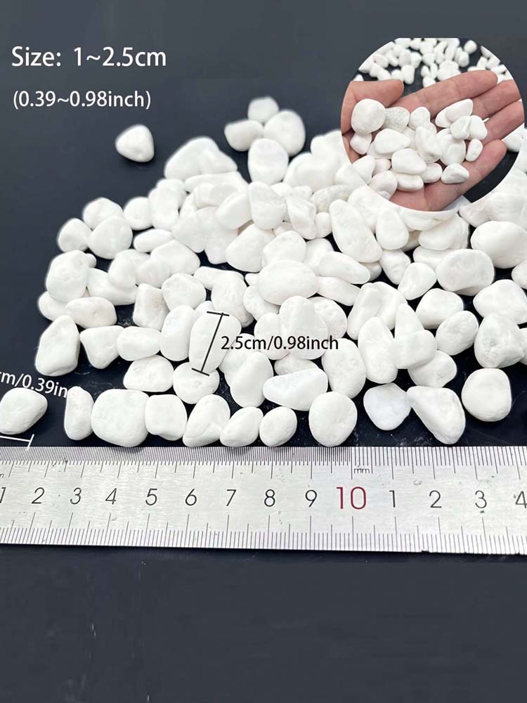 หินกรวดสีขาวธรรมชาติสำหรับตกแต - Aquarium Sand White บทวิจารณ์และราคา