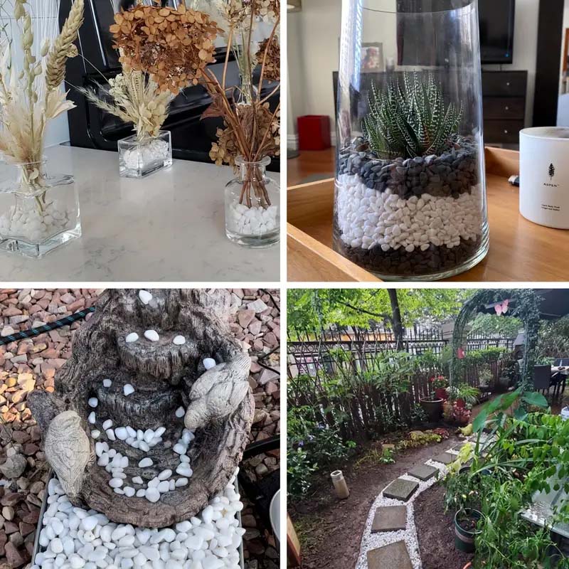 หินกรวดสีขาวธรรมชาติสำหรับตกแต - Aquarium Sand White บทวิจารณ์และราคา