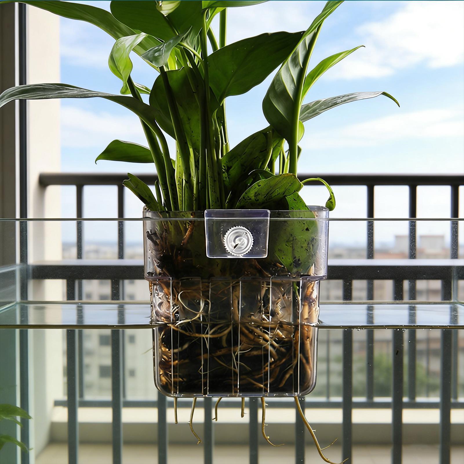กระถางใสสำหรับแขวนปลูกพืชน้ำใน - Aquarium Plant Seeds บทวิจารณ์และราคา