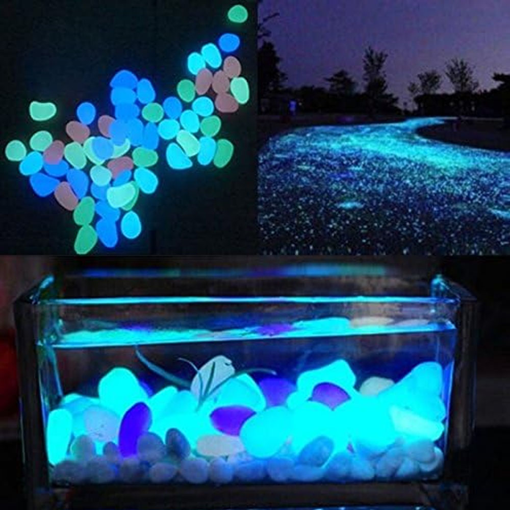 ถังปลา Rocks Glow Blue Pebbles - Aquarium For Planted Tank บทวิจารณ์และราคา