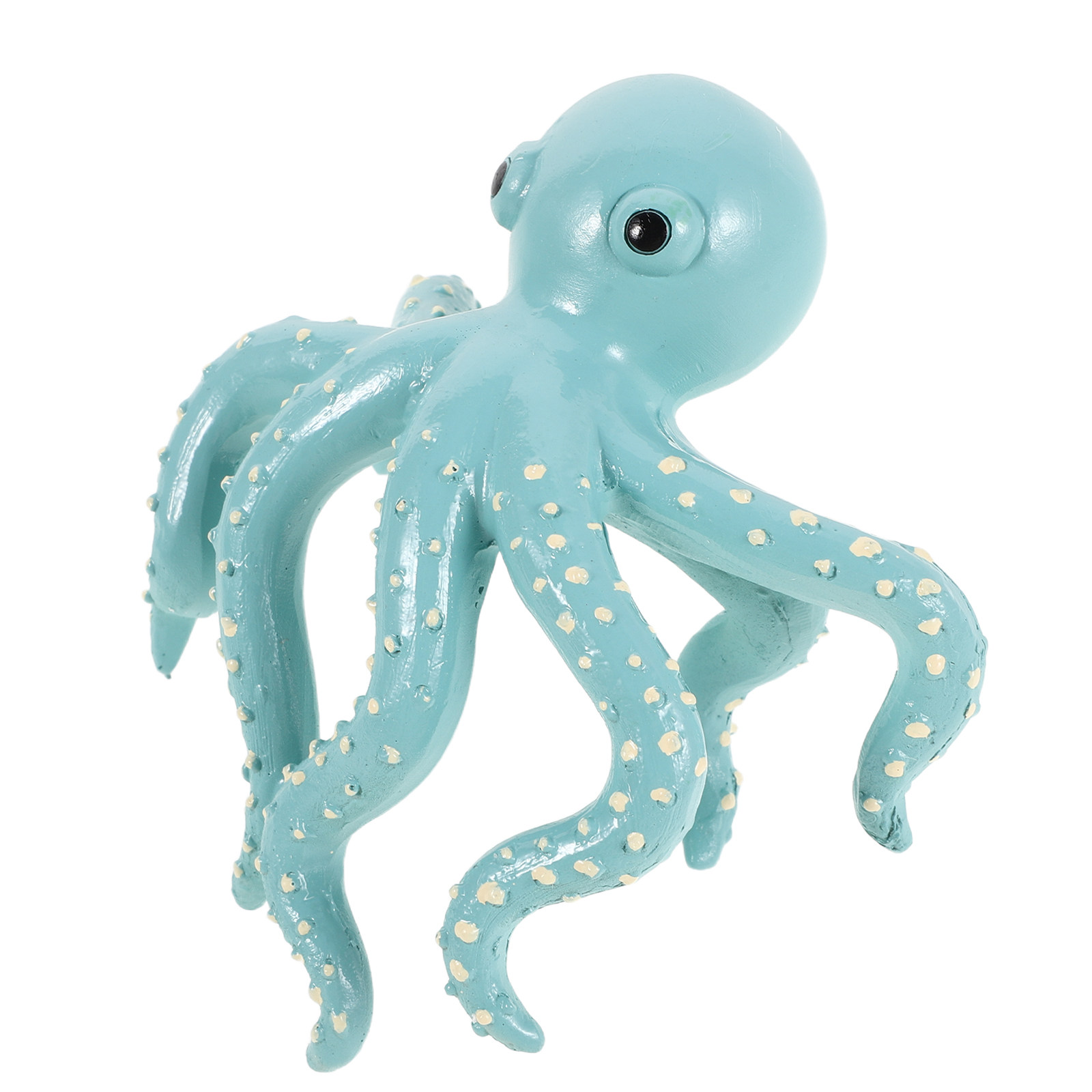 ปลาหมึกปีนป่าย รูปปั้นเรซิ่นจิ - Aquarium Plant Octopus บทวิจารณ์และราคา