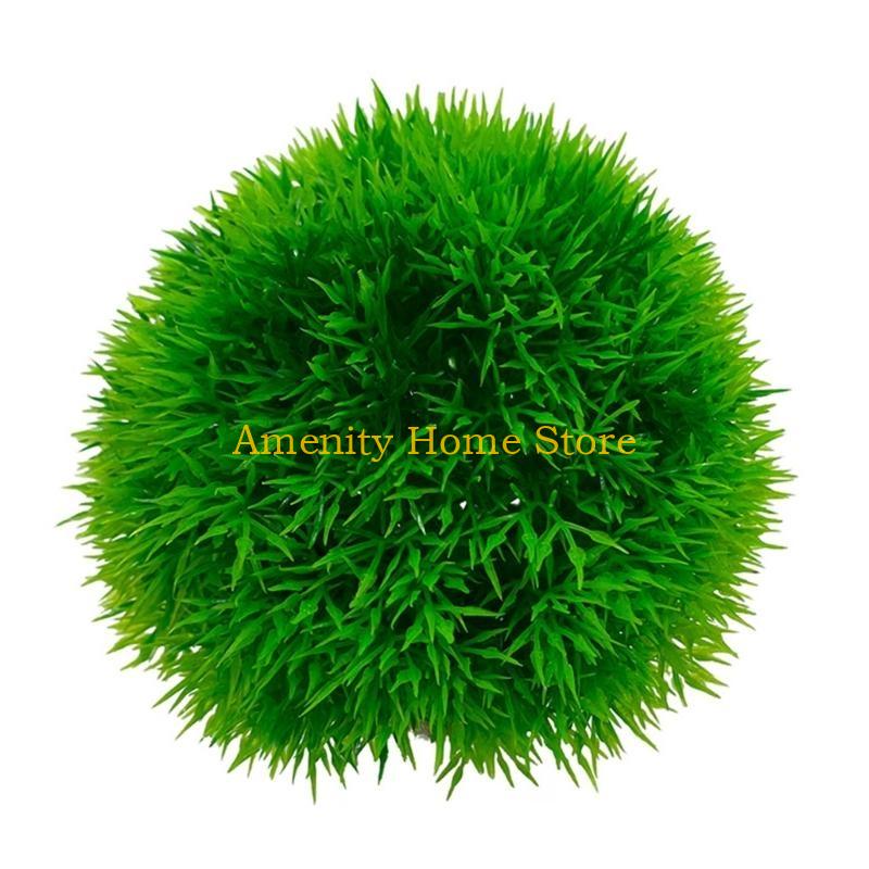 F26C สีเขียวประดิษฐ์ Marimo สำ - Aquarium Plant Seeds บทวิจารณ์และราคา
