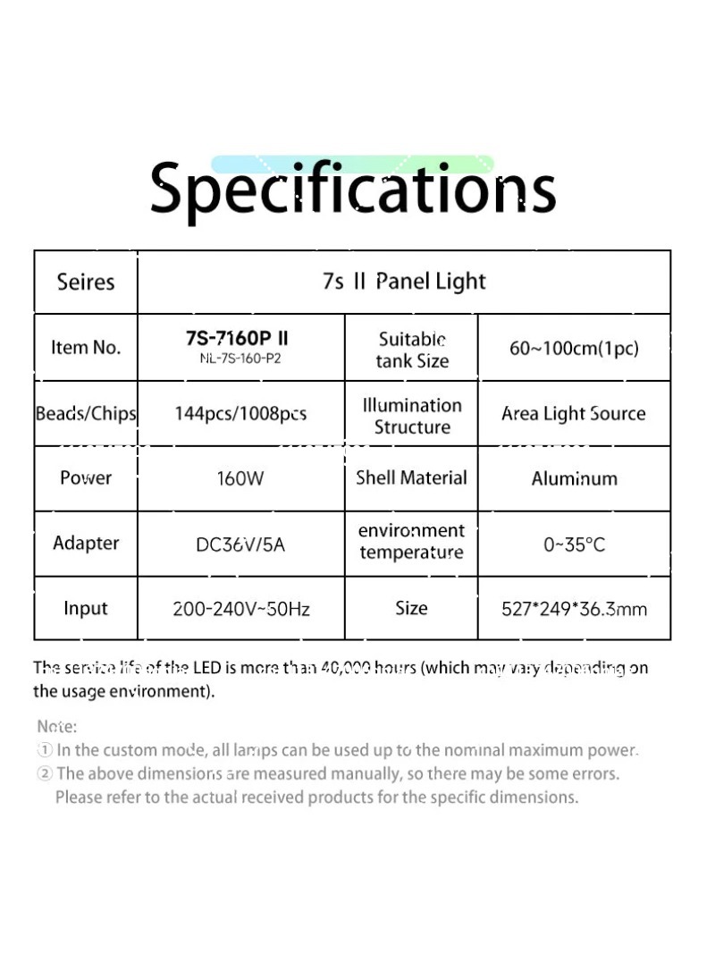 ไฟ LED สำหรับตู้ปลา 160W RGB ส - Aquarium For Planted Tank บทวิจารณ์และราคา